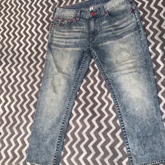 True Religion jeans - Nwot Ricky Slim Straight leg - Size 36 - - Picture 2 of 5